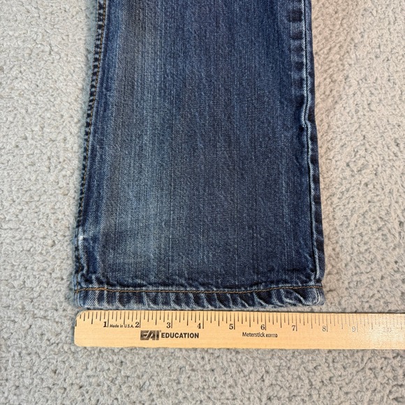 Cinch Jeans Men 28x33 Blue Denim Silver Label Rigid Dark Stone Cowboy MB98034002 - Picture 8 of 11